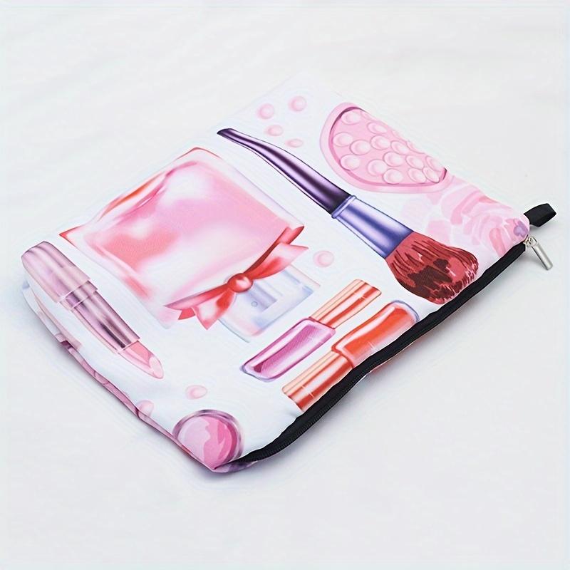 1pc Women Girls Beautiful Cosmetics Bag Makeup Bag Pouch Travel Portable Cosmetics Storage Bag Birthday Gift