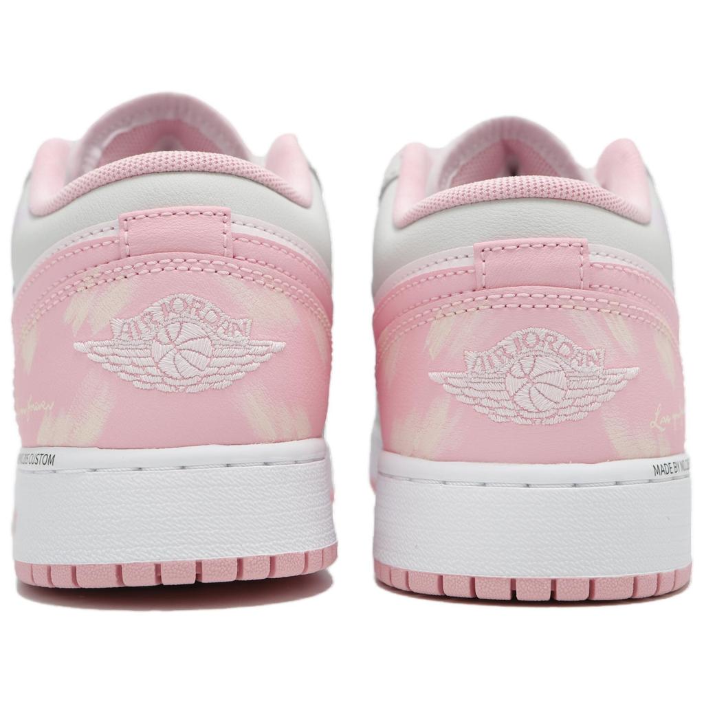 Jordan Air Jordan 1 Low top Vintage Basketball Shoes Women's Pink Purple 553560-614(Team82-)