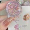 1/4Pcs Aurora Laser Nail Art Glitter Sequins Net1G Ultra-Thin Irregular Mermaid Flakes For Uv Gel Polish Manicure Decorations