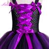 European & American Style Halloween Witch Tutu Dress for Kids - Puff Skirt Design