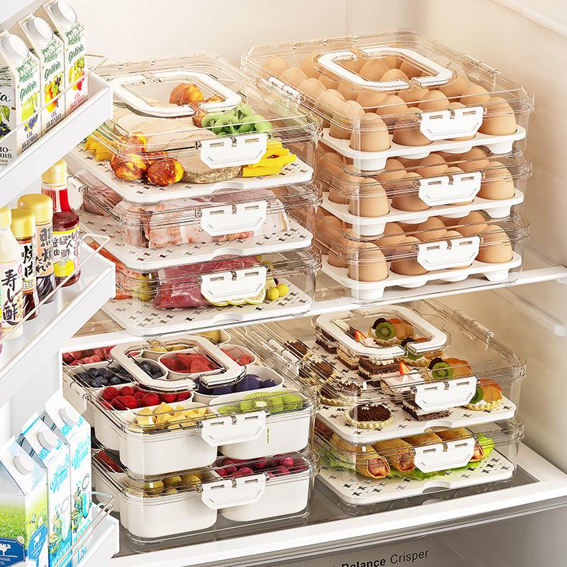 Household Plastic Egg and Food Storage Drawer