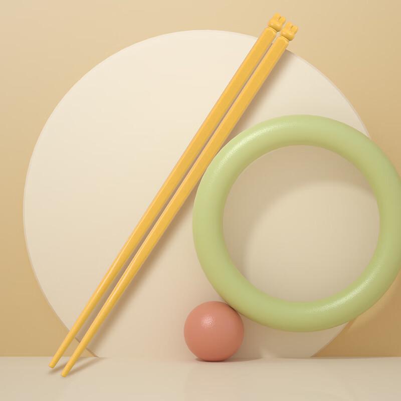 Kobach Lucky Rabbit Five-Color Alloy Chopsticks (5 Pairs)