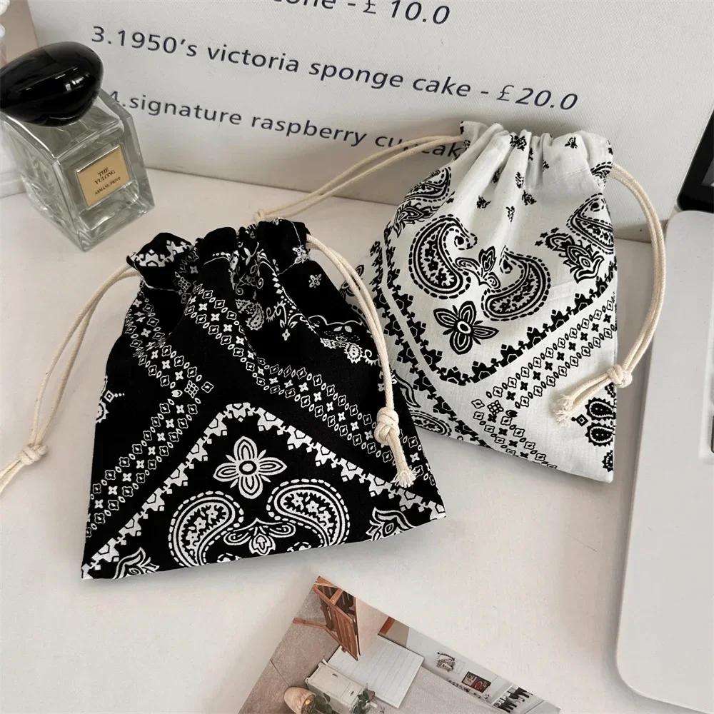 Borse Coulisse Stampa Quadrettata Borsa da Donna Portamonete Portamonete Borsa Porta Chiavi Rossetto Borsa Antipolvere per Gioielli Borse Coulisse
