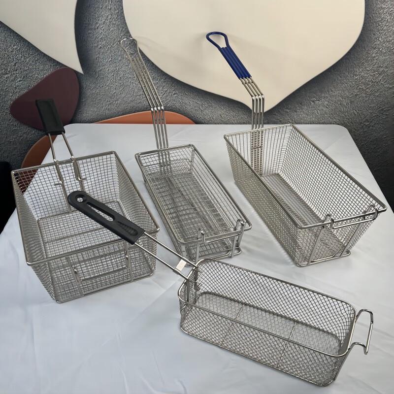 Stainless Steel Triple-Layer Frying Basket