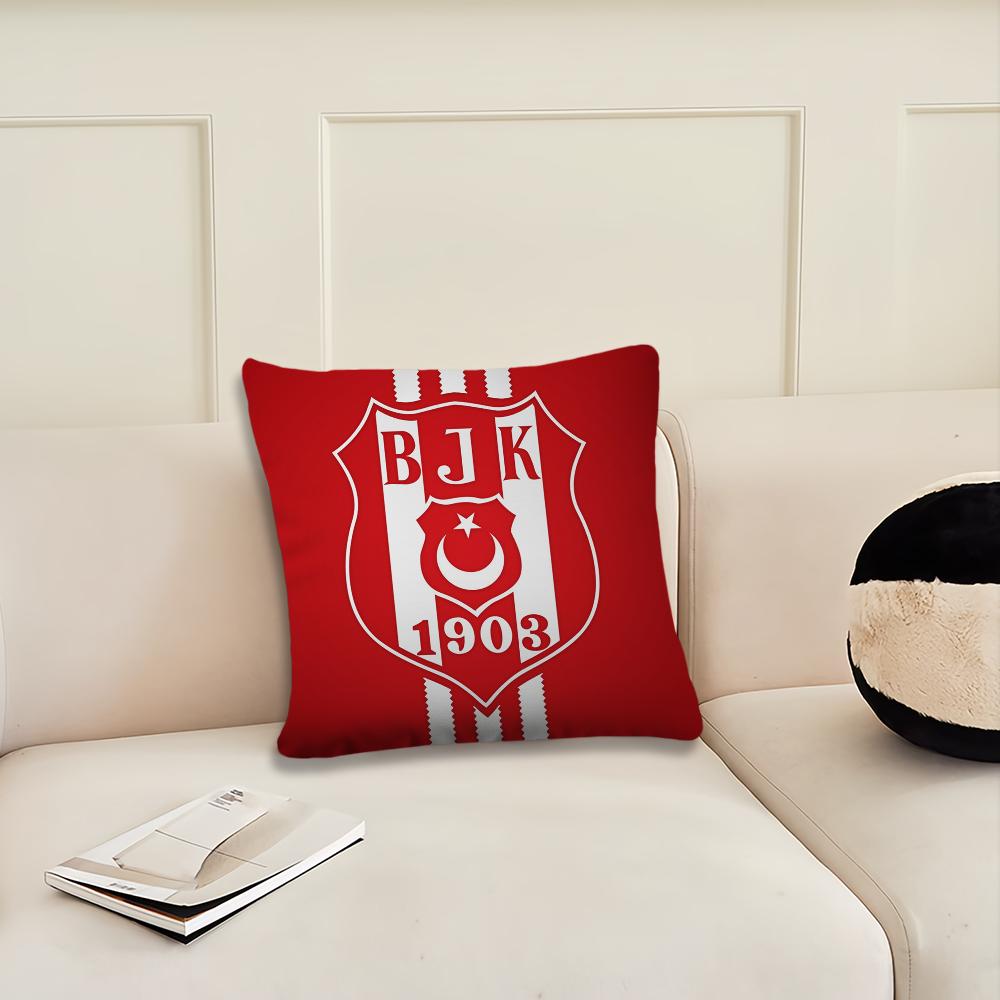 

B-Besiktas sports J-J K Club cushion cover Living Room Headboard Office Cushion Bedroom Cushion Sofa Nap Time Pillow Case 22x22Inch