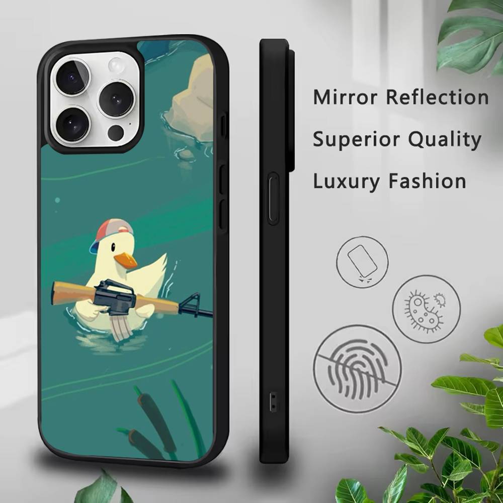 Funny D-DucK Goose meme Phone Case For IPhone 17,16,15,Pro,Max,Air,14,Plus,13,12,11 Magesafe Wireless Charge Cover