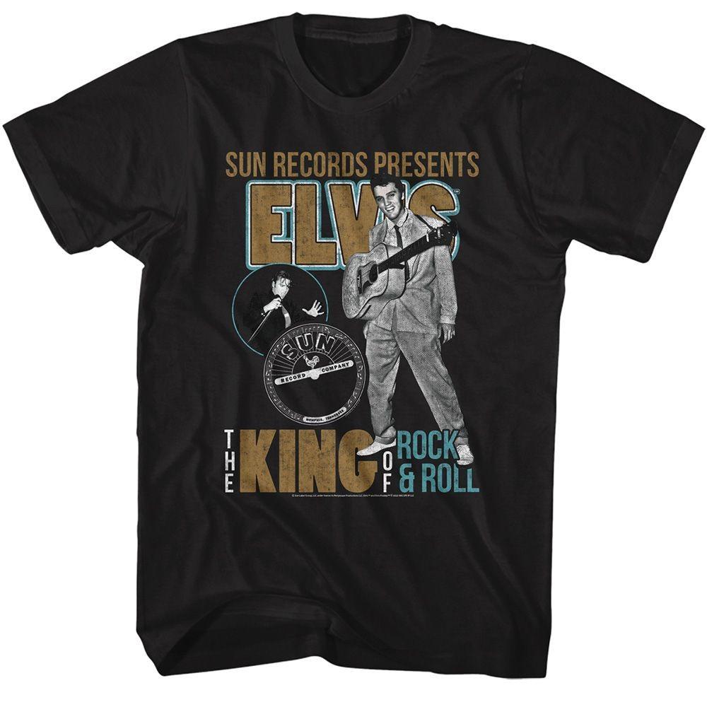 

Elvis Presley King Of Rock And Roll Music Shirt 4XL