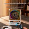Retro Bluetooth Rechargeable Portable CD Player - Vinyl Disc Music Themed Custom Gift