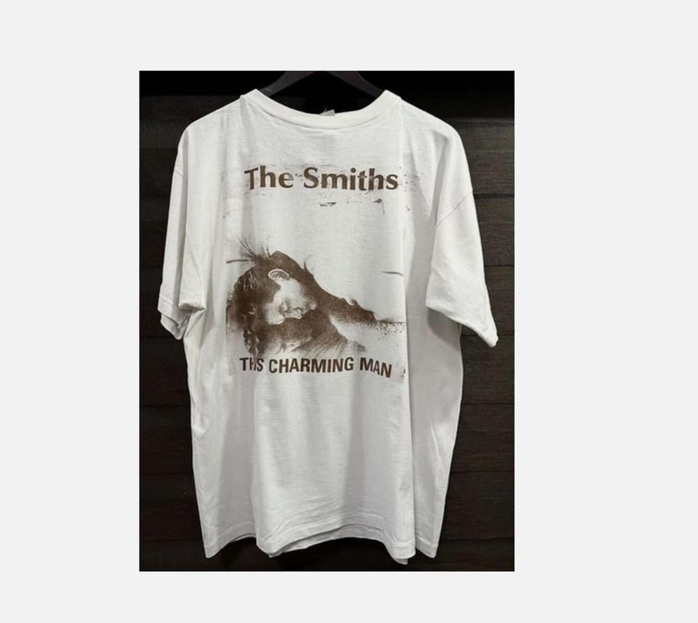 SALE 90s The Smiths This Charming Man White Unisex Tshirt For Men Women