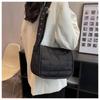 Women's Bag Minimalist Bag Plaid Tote Bag Crossbody Bag Solid Color Casual Bag