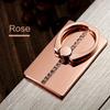 Waterproof Aluminum Alloy Cellphone Ring Holder - Elegant Metal Grip Stand for Smartphones