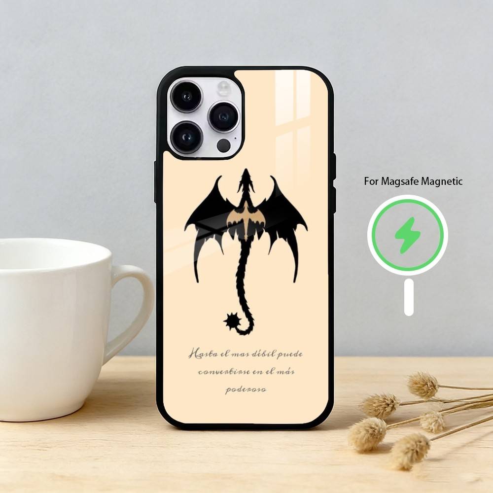 Dragon F-Fourth W-Wing Phone Case For iPhone 17/16/15/14/13/12/Plus/Pro/Max for Magnetic Wireless Charging