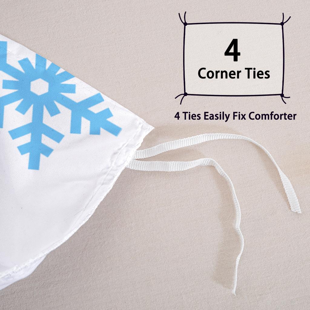 Comforter 3Pcs/Set Christmas Reindeer Snowman Bedding Set Includes 1 And 2 S Soft And Skin-Friendly