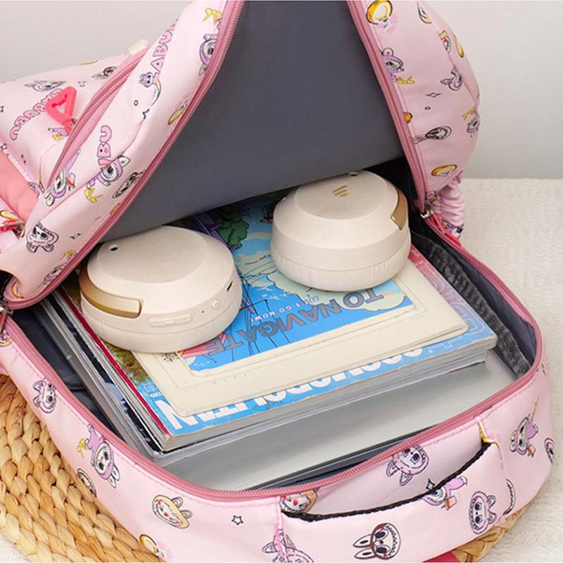 Batoh LABUBU Školní taška Volnočasový batoh Dětská taška Batoh pro základní školu LABUBU Dívčí Chlapecký školní batoh 6 barev