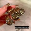 Elegant Rhinestone Pearl Claw Clip - Fashionable Half-Up Hair Accessory for Women