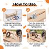 Wood Bracelet Jig, Adjustable Paracord Jig Bracelet Maker for DIY Hand Knitting Wristband, Necklaces & Car Hangings