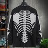 Unisex Halloween Jacquard Knit Cardigan Sweater