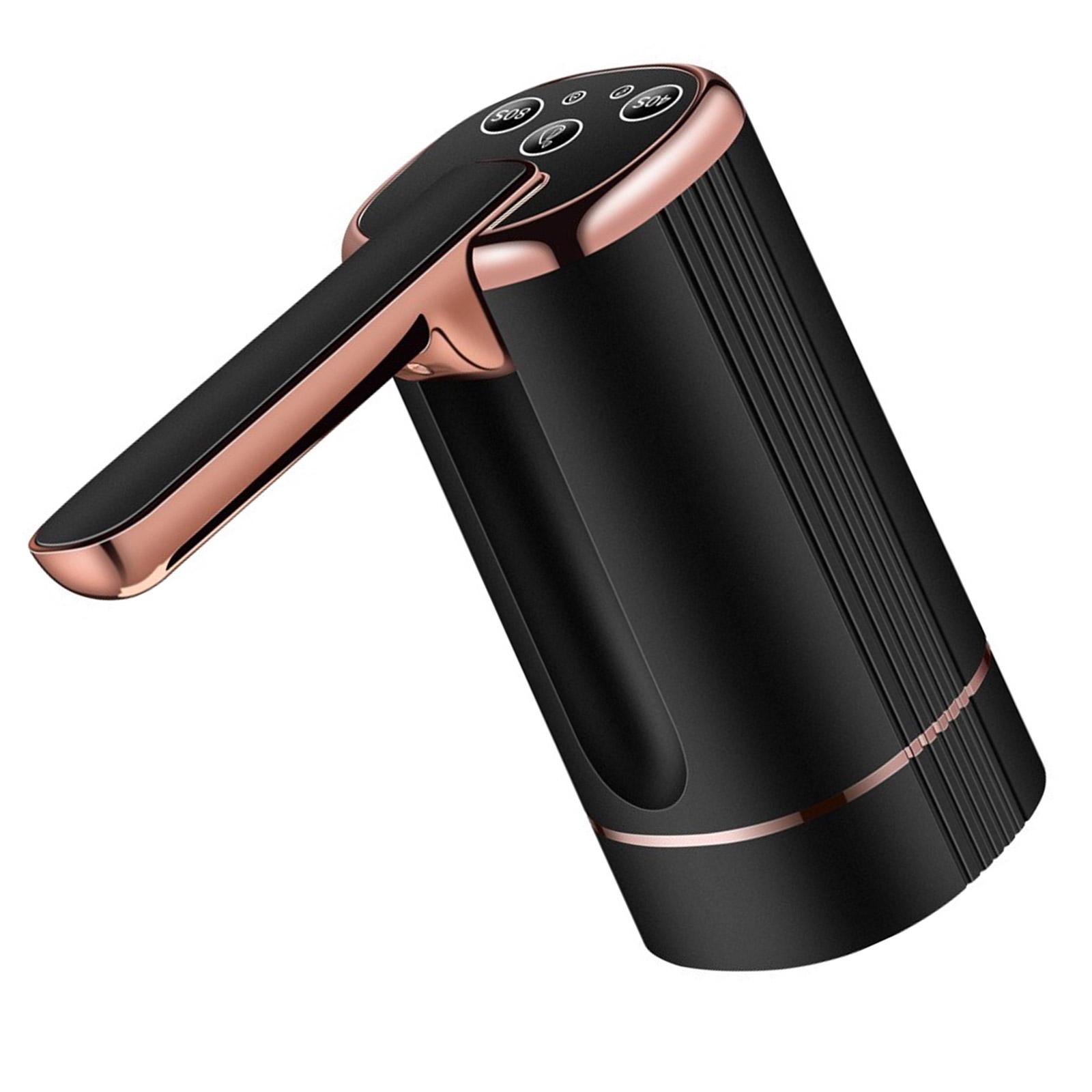 

Portable Electric Water Bottle Pump Automatic Drinking Water Dispenser Collapsible Designs Water Pumps for 5 Gallon Jug чорний