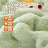 Super Soft Thicken Bubble Plush Sofa Cover Non-slip L-shaped Couch Cover Winter Warm Sofa Towel for Living Room Cushion