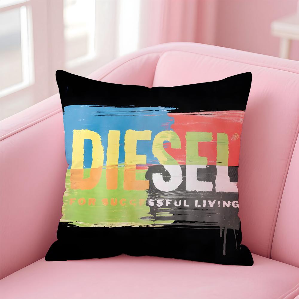 Popular Brands D-DieselS Cushion Cover Comfortable Reversible Pillow Cover Ideal for Car Sofa Bedroom & Beyond