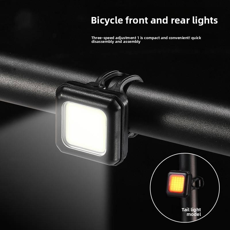 Mountain Bike Front Light Waterproof Rechargeable With High Brightness For Night Riding