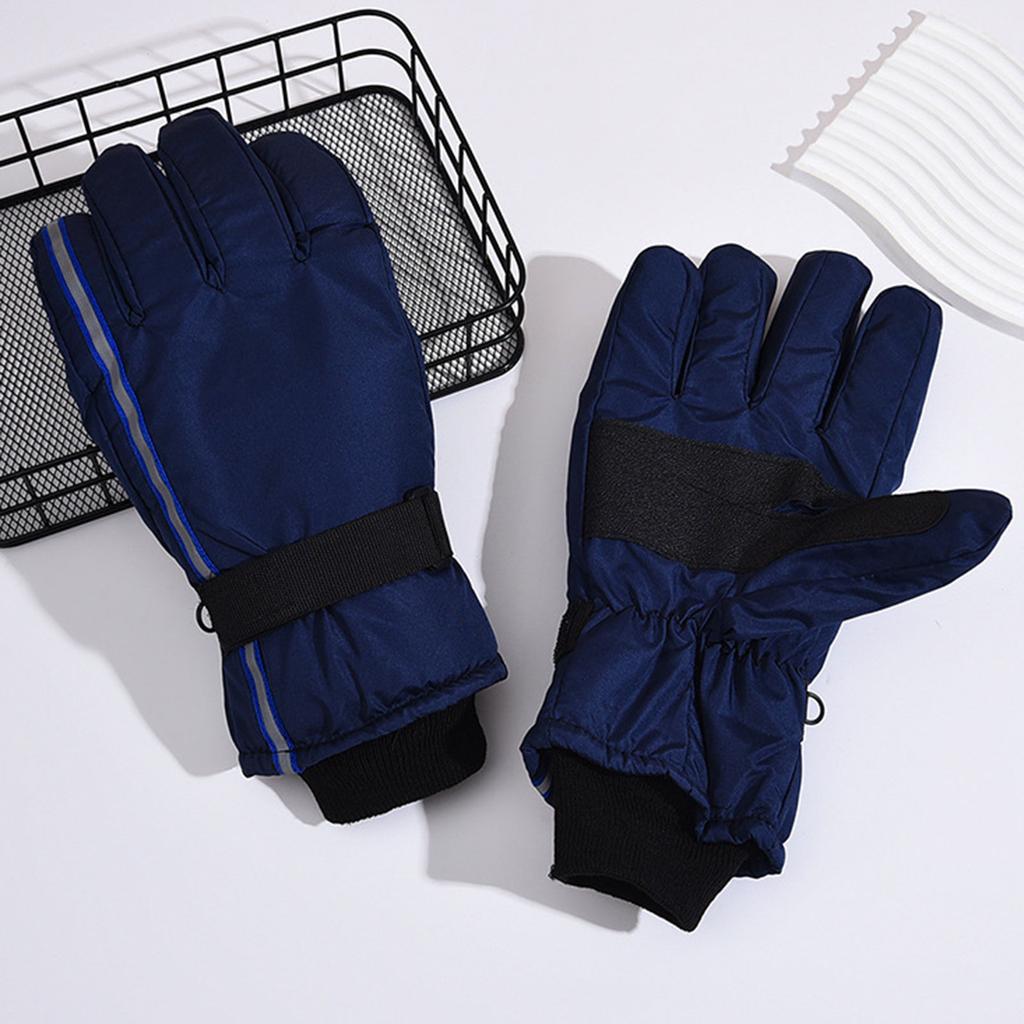 Warme Handschuhe für Damen Herren Wasserdichte Winteraktivitätshandschuhe für Bergsteigen Verdickte Fleece-Handschützer