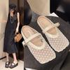 Flat-bottomed French Bag Head, Half Slippers, Outer Wear Women's Shoes, New Mesh Breathable and Comfortable Soft-soled Sandals In Summer 2025