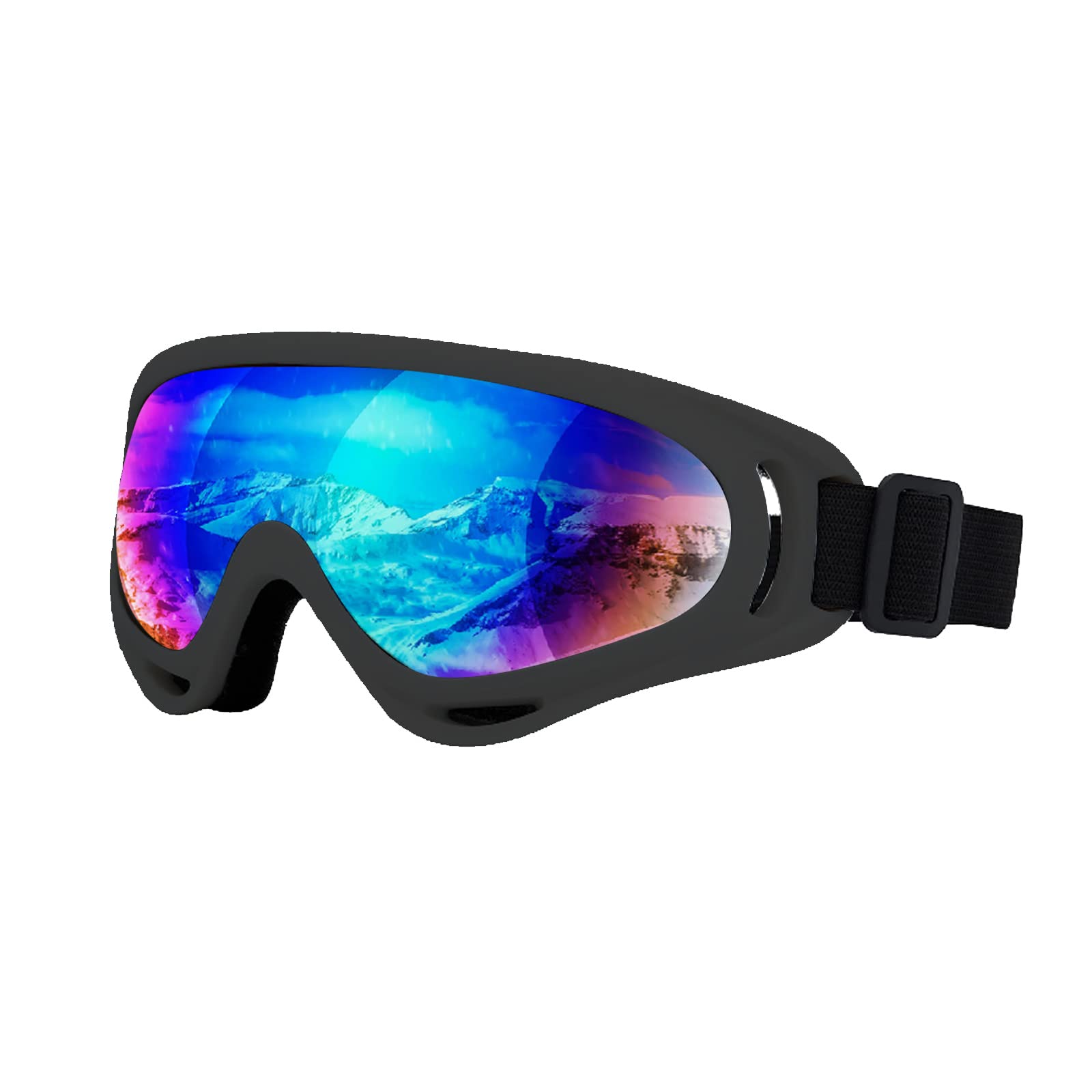 

Ski Snowboard Ultra Impact UV Suitable for Sports Goggles for Snow Sports [TEMEDO] Goggles, Goggles, Windproof/Snowproof, Lightweight, Resistant,