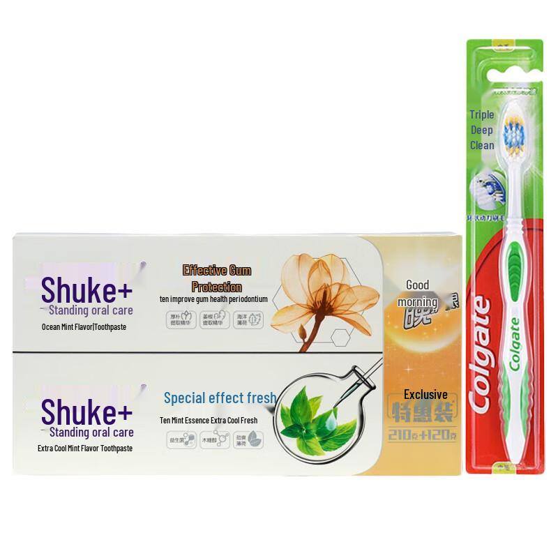 Shuke Oral Care Toothpaste & Toothbrush Set