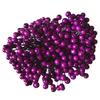 0.8" Foam Simulation Polystyrene Cherries - 50 Small Red Peony Berries for Christmas Decorations