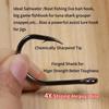 10PCS/Bag 4X Strong Live Bait Hook 3/0 - 11/0 Heavy Duty Saltwater Single Jig Fishhook for Deep Sea Boat Fishing
