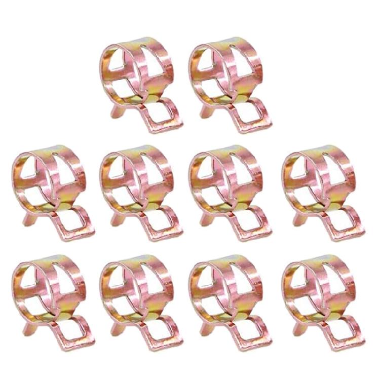 

10Pcs Car Fastener Spring Clips Clamp Fuel Water Line Hose Pipe Air Tube 5-16mm 1