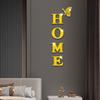 Fashion Home Logo 3D Mirror Wall Sticker Self-adhesive Peel and Stick Entrance Decoration Waterproof Home Decoration Room Decor