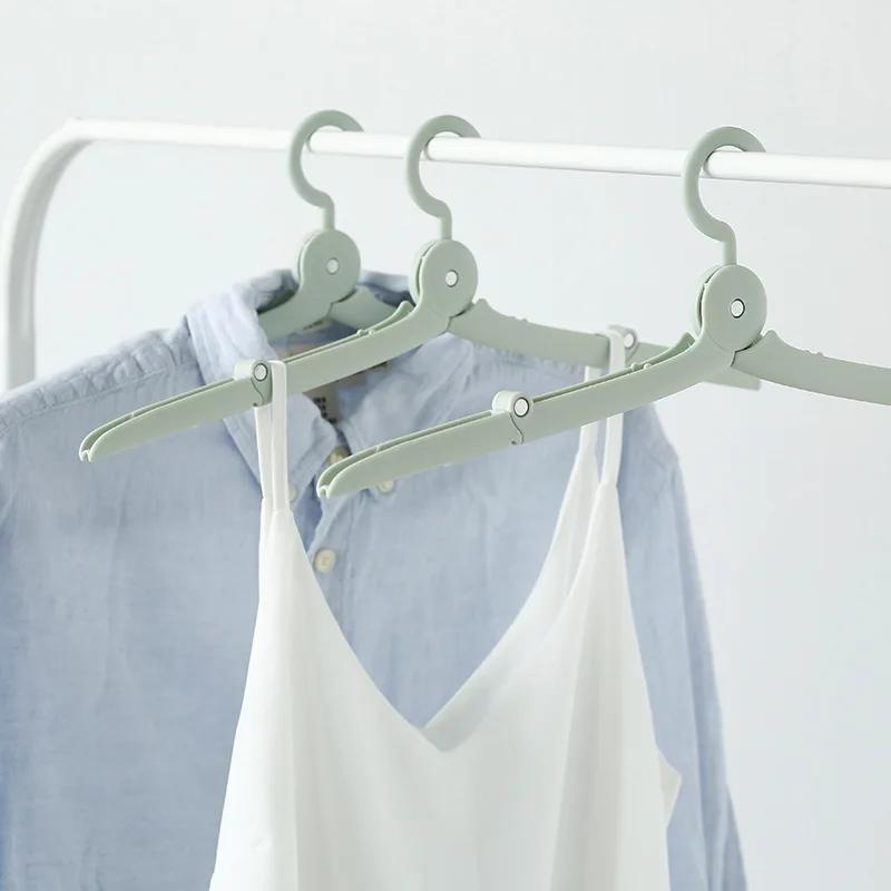 Travel Folding Hanger Retractable Portable Hanger Travel Multifunctional Hanger Nordic Style Mini Storage Eco-friendly Hanger