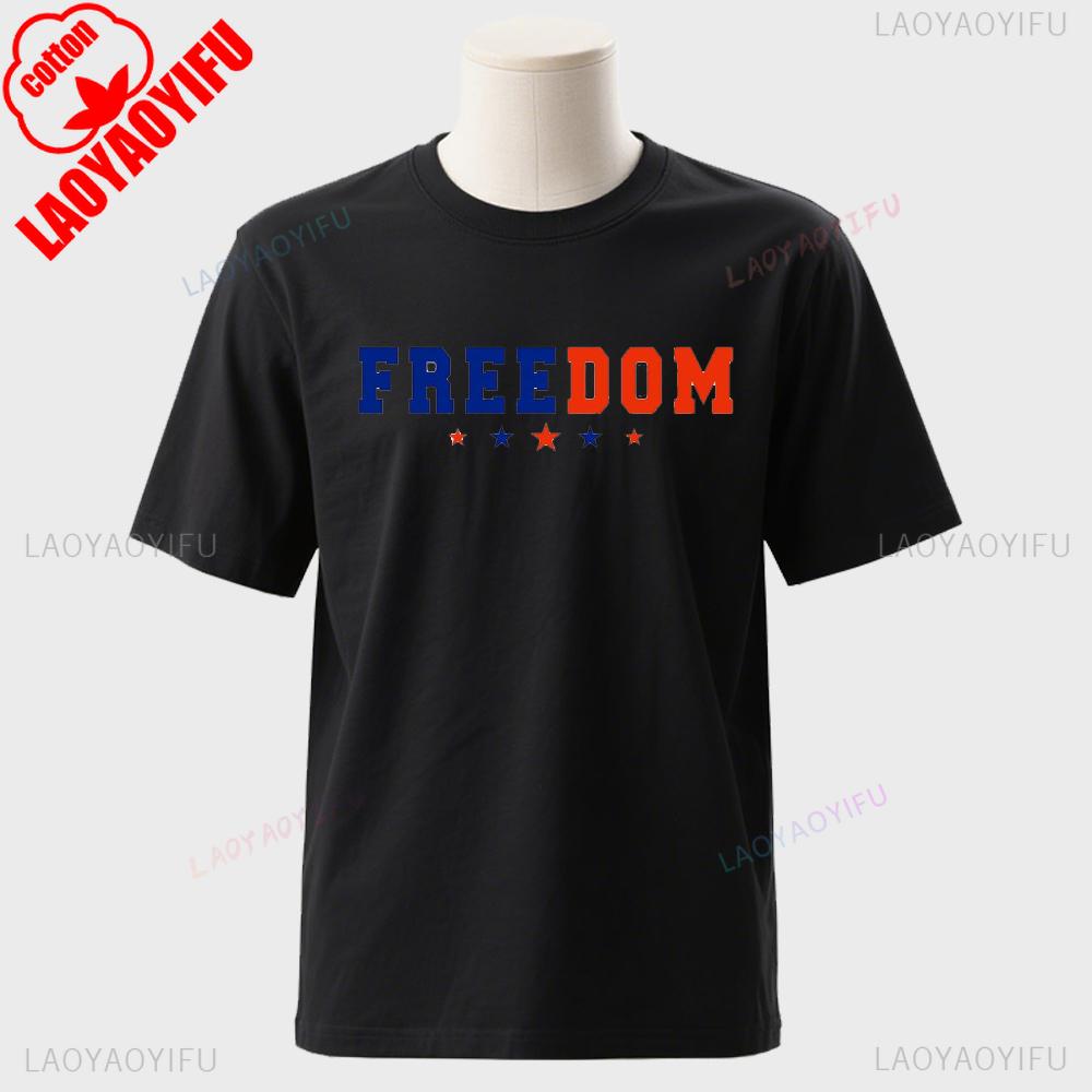 Charlie Kirk Tshirt Freedom Memorial Tribute Patriotic Sweatshirt Hoodie Rest In Peace True Patriot Pray For Him Cotton Shirts