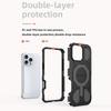 BIBERCAS J-16 Series For iPhone 16 Pro Max Case Compatible with MagSafe Anti Drop TPU+PC Phone Cover