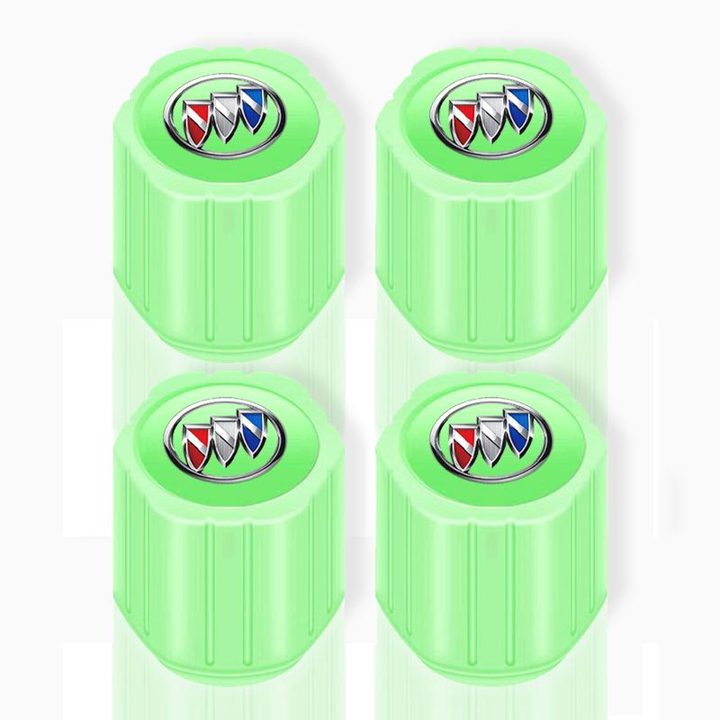 Luminous Car Tire Valve Caps Fluorescent Motorcycle Wheel Tyre For Buick Encore Regal Lacrosse Enclave Avenir Cascada GL8 Envision Anthem