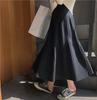 Korean Knitted High Waist Long Skirt for Women Thick Streetwear A-line Skirts Elegant Casual Skirt Autumn Winter