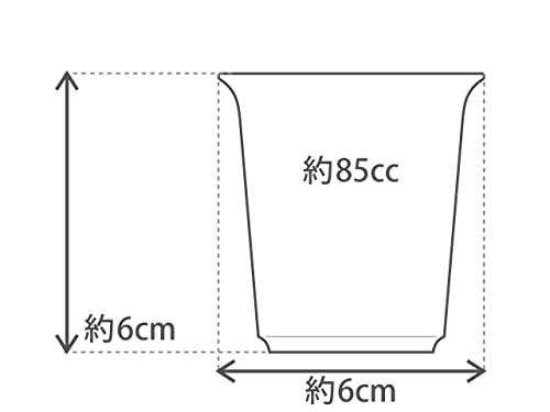Okura Pottery Zodiac Series "Tiger" Mini Cup, Coffee/Tea, Approx. 85cc, Made In Japan, 119C/9801-C