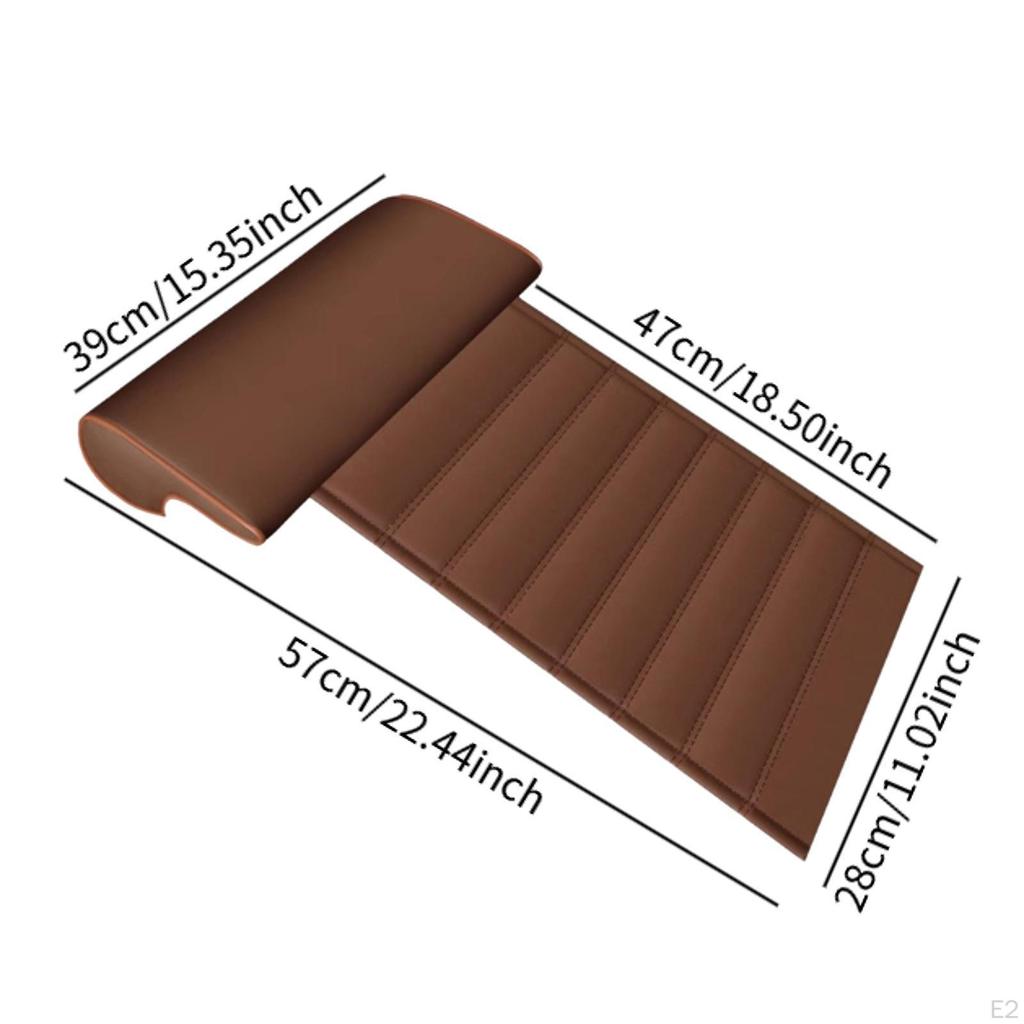 Automobile Leg Rest Extended Cushion 22.4x15.3inch Accessories Versatile Comfortable for Benches,