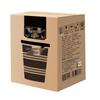 Fang Cao Di 280ml Disposable Insulated Paper Coffee Cups with Lids (50 Pack)