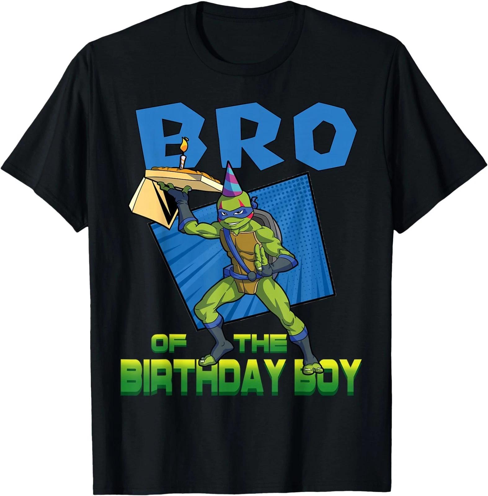 Leo Brother of the Birthday Boy Pizza Theme Party T-Shirt 4XL
