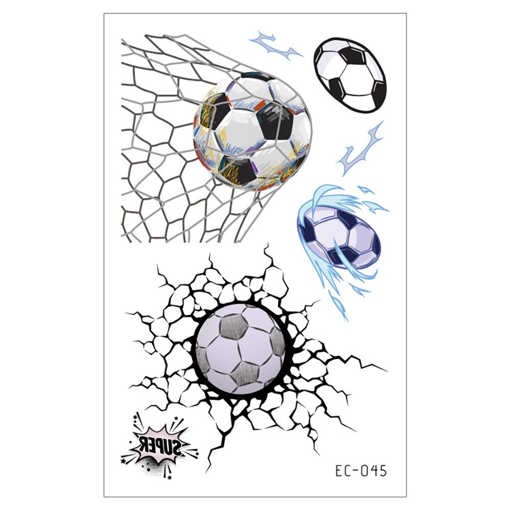 2026 Waterproof Children's World Cup Football Face Tattoo Stickers