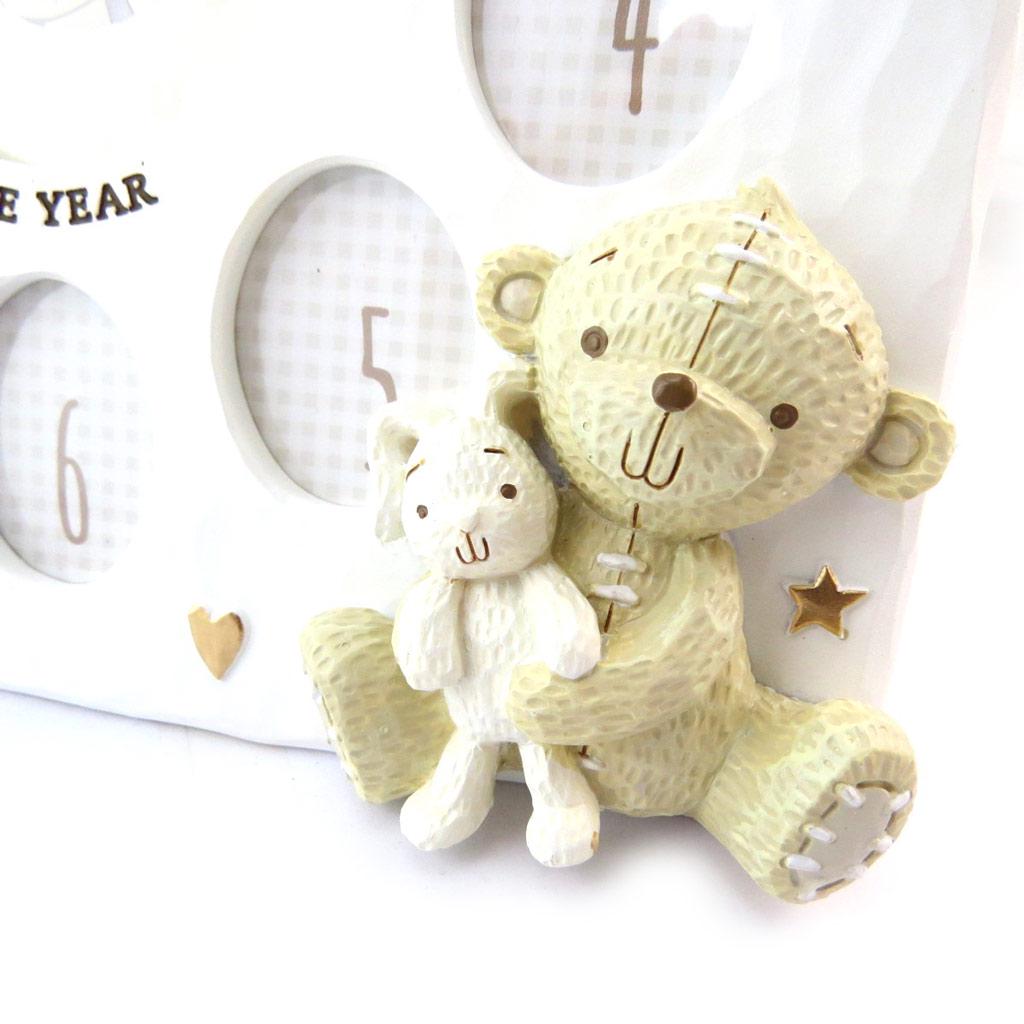 Les Trésors De Lily [N5208] - White Beige '1st Year' Collage (Teddy Bear)