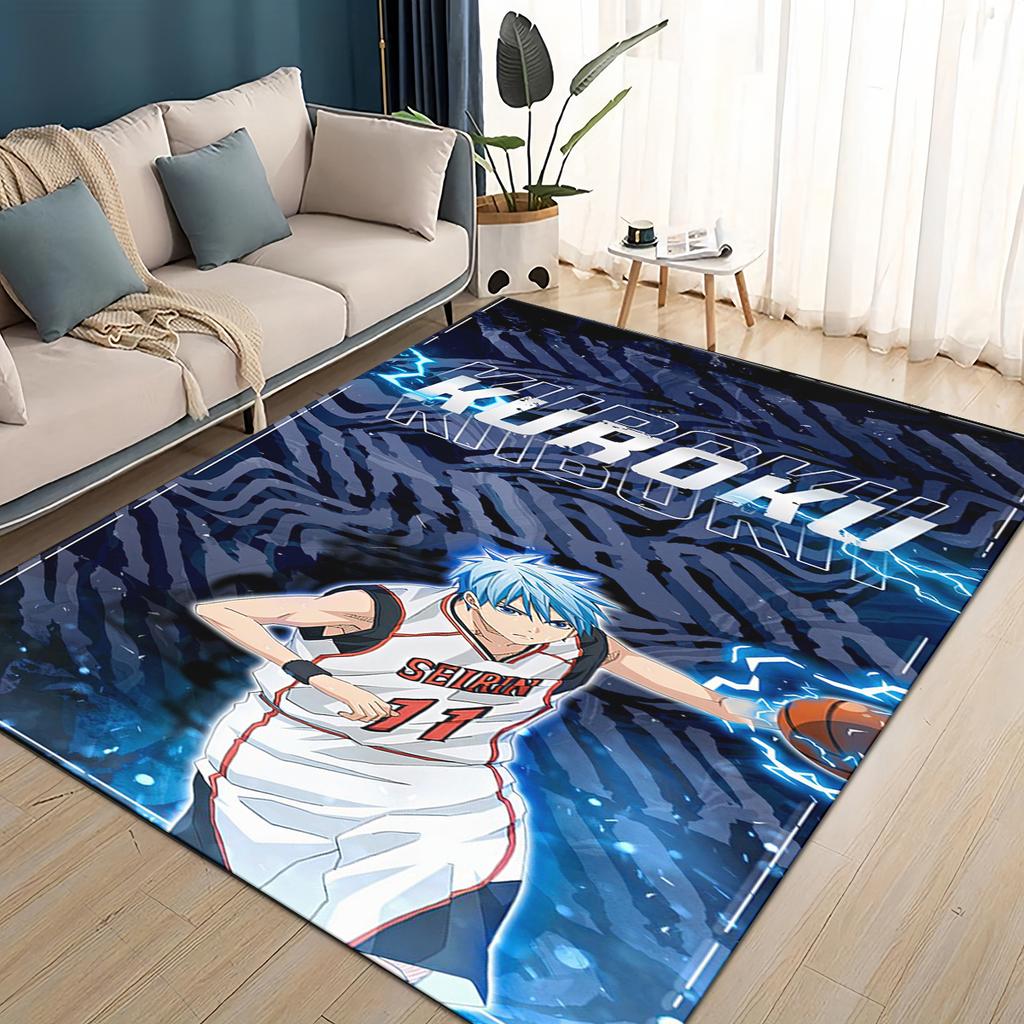 27 Styl Nowy Kreskówkowy Anime Kuroko no Basket Dywanik Dywan do Salonu Sypialni Dekoracja Domowa Sofa, Mata Podłogowa Antypoślizgowa do Zabawy dla Dzieci