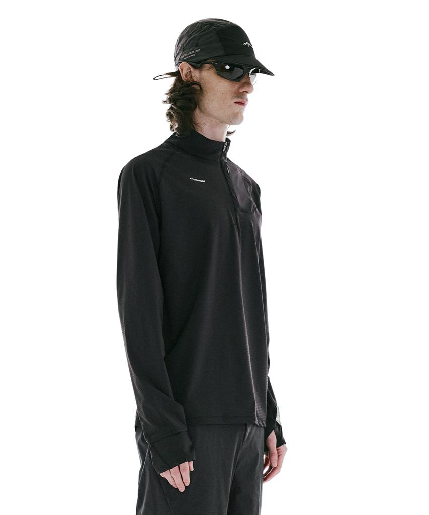Koldeuwom Tempo Grid Half Zip (Black)