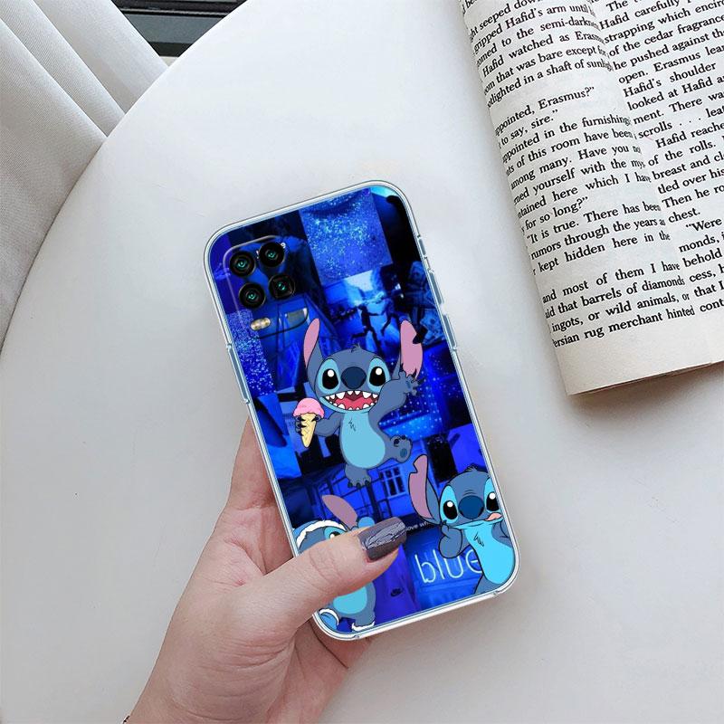 Cartoon Stitch Durchsichtige Handyhülle für Motorola Moto G10 G20 G30 G31 G32 G34 G35 G41 G42 G50 G51 G52 G55 G60 G60S