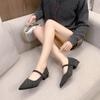 Designer Vintage Women Mary Jane Shoes Fashion Shallow Pointed Toe 2025 Spring Wedding Party Shoes