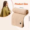 Winter Usb Electric Heated Blanket Wearable 3 Heating Level Heated Shawl Portable Body Warmer Blanket For Home Office Sofa Shawl