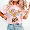 Toy Story Slinky Dog Mickey Balloon Tshirt Women Casual Cotton Tshirt Cartoon Graphic Tee Unisexs Shirts Women tshirts